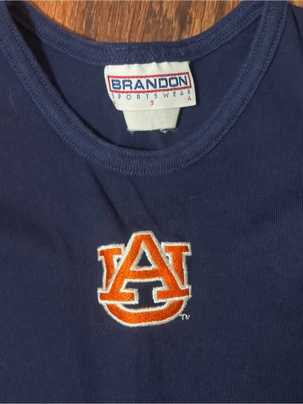 Auburn Navy Cheer Dress with White Panels